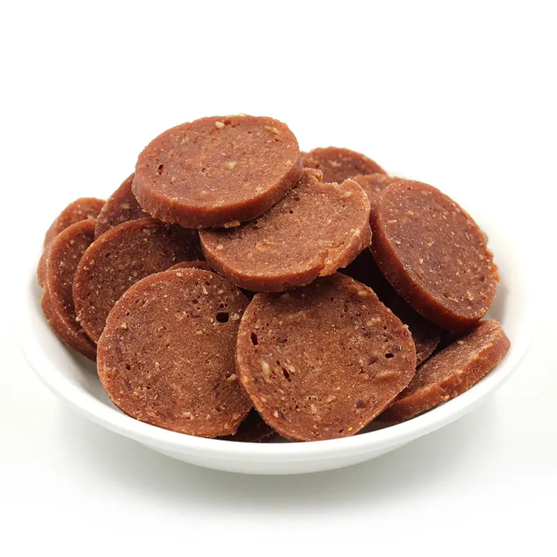 Puppy Health Pet Snacks Clean Teeth Dog Food Dry Dog Treats Chicken Circular Chips Pet Treats Snack for Dog