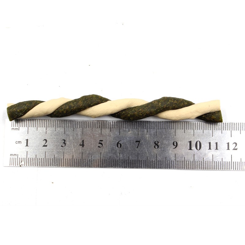 Healthy Pet Dental Chew Twist Sticks Avocado & Milk Flavor Dog Molar Practice Teeth Cleaning Treats Tartar Removing Dog Snacks