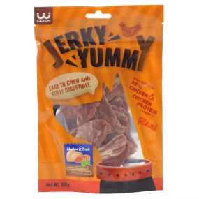 High Protein Real Meat Made Slice Chicken Duck Jerky Dog Treats Dried Dog Chew Snacks Pet Daily Training Rewards Treats