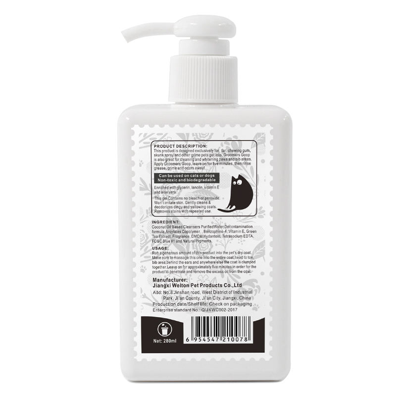 Effective De-greaser Cat Shampoo Organic Cat Shampoo Hypoallergenic Cat Shampoo