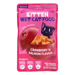Multiple Flavors Kitten Cat Creamy Wet Food Treats 100% Real Meat Made Private Label Customized Cat Wet Food Pouches Packaging