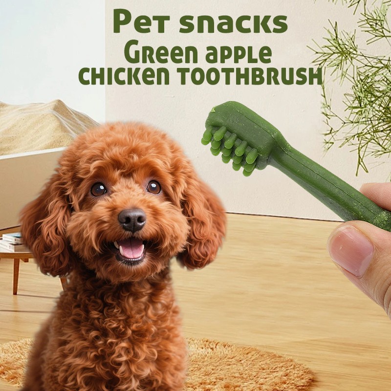 Premium Pet Treats Dog Toothbrush Dental Bone Treats Green Tea Flavor Dog Rewards Snack Factory Offer