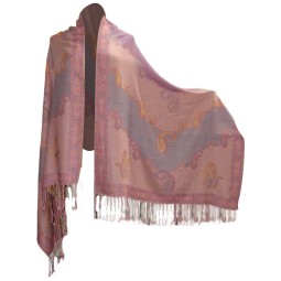 Pashmina Shawl Factory - Big Paisley Wrap Elegant