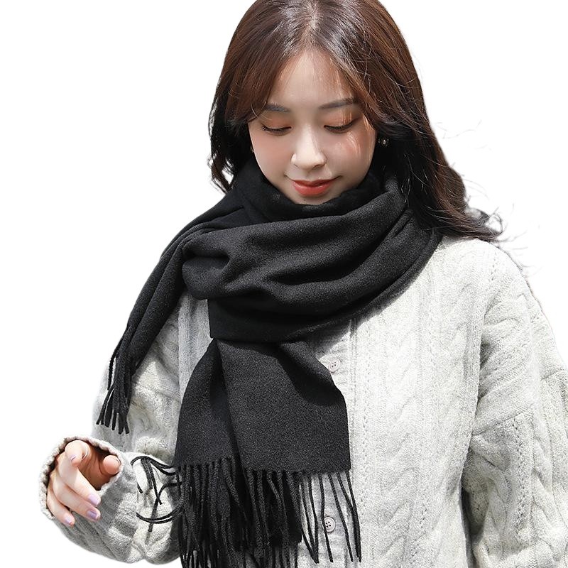 Men's Scarf Supplier - Solid Color Fashion All-Match