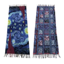 Print Shawl Manufacturer - Hot Sale Double Side Logo