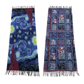 Print Shawl Manufacturer - Hot Sale Double Side Logo