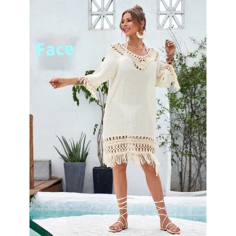 Beach Cover-up Manufacturer - Cross-Border Tassels Hand