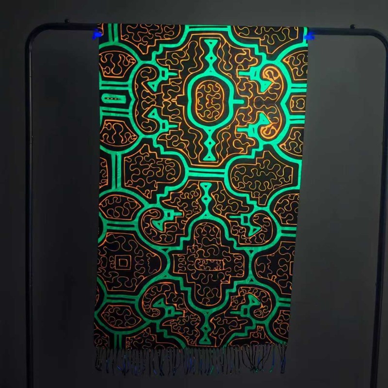 Winter Scarf Factory - Custom UV Reactive Polyester