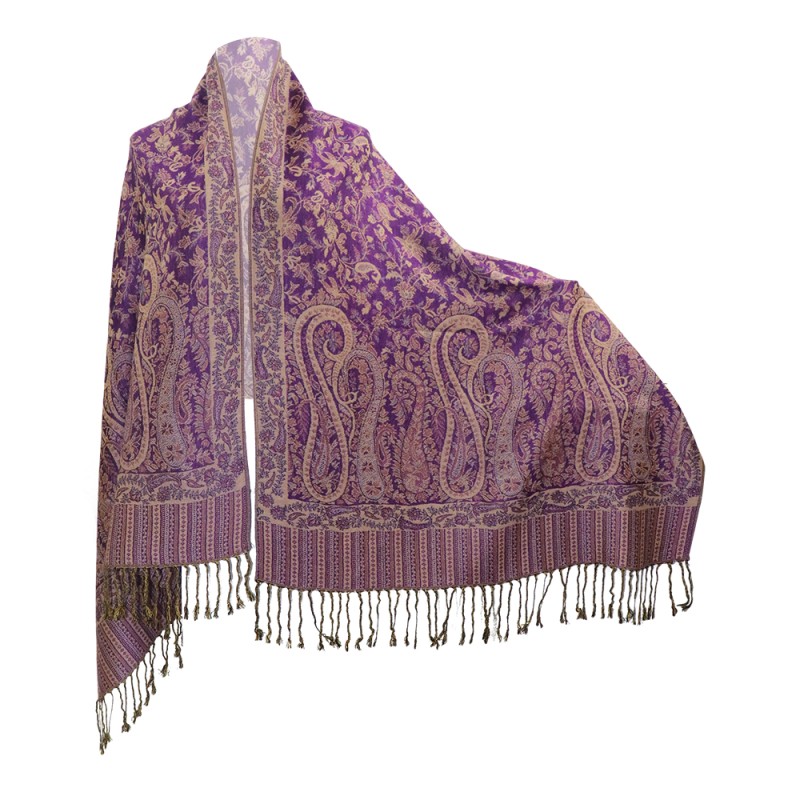 Vintage Shawl Supplier - 2025 New Pashmina Flower