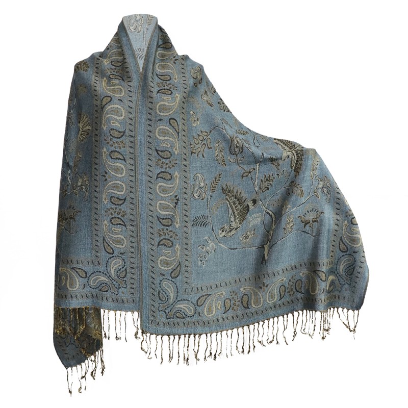 Floral Shawl Manufacturer - Reversible Vintage Jacquard