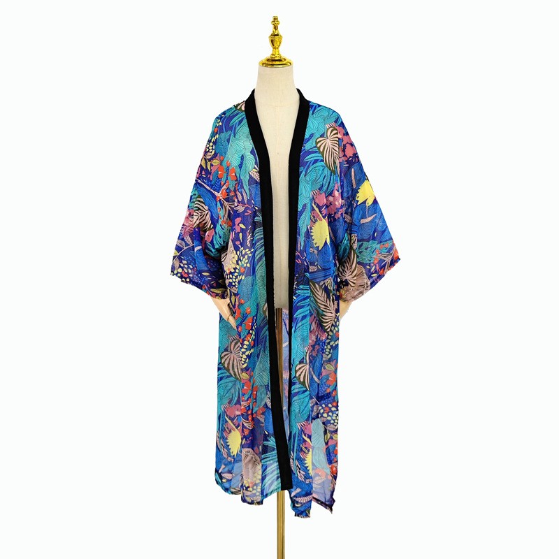 Beach Kimono Factory - Women's Fashion Long Cardigan