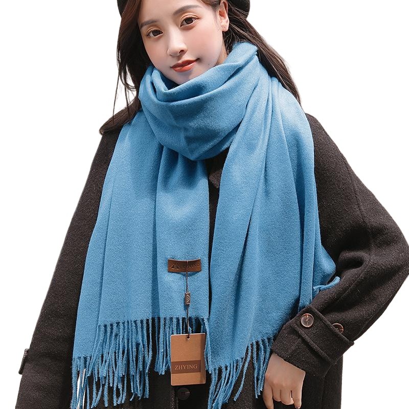 Cashmere Scarf Factory - Solid Color Fashion All-Match