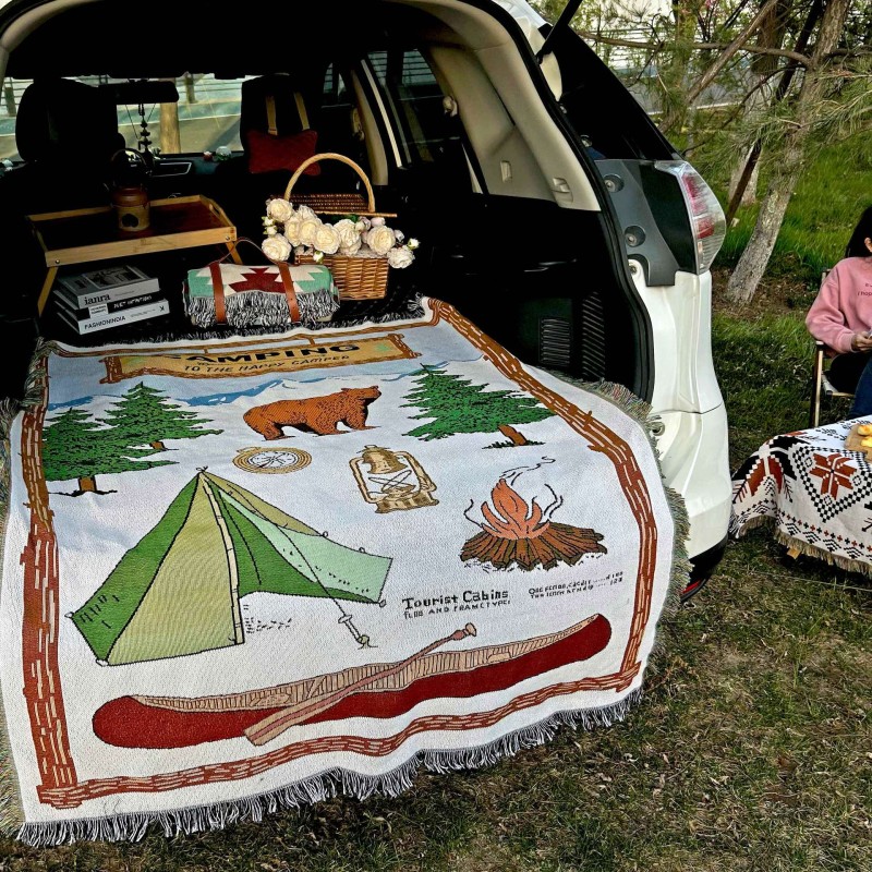 Outdoor Blanket Manufacturer - Cotton Camping Picnic Mat