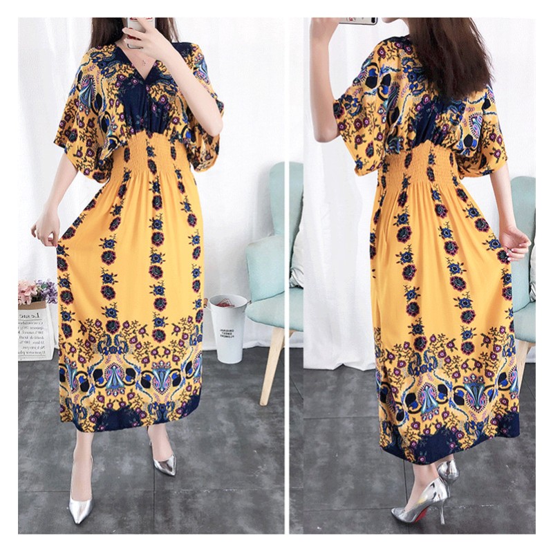 Bohemia Dress Manufacturer - Wholesale Long Retro Style