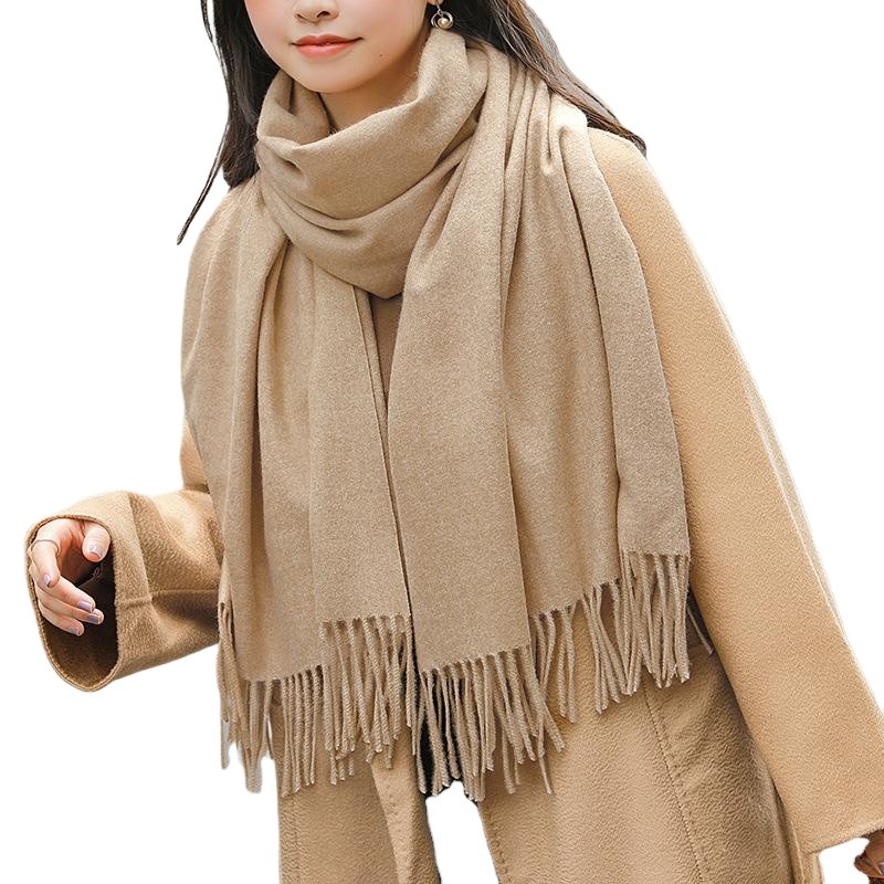 Men's Scarf Supplier - Solid Color Fashion All-Match