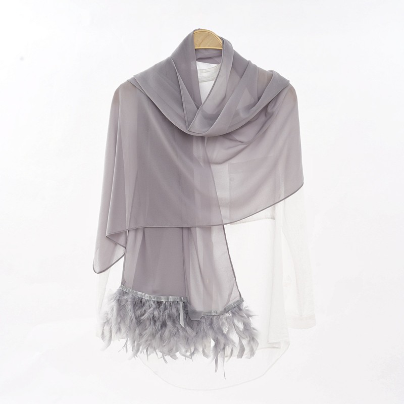 Chiffon Scarf Factory - Hot New Solid Color Thin