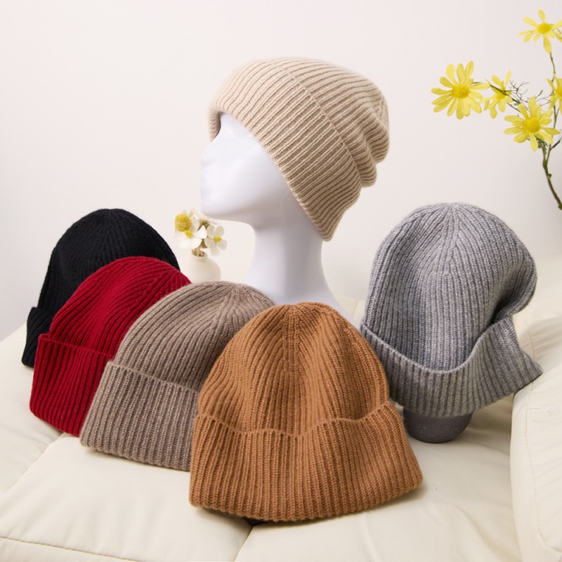 Cashmere Beanie Manufacturer - Custom Real Jacquard Knitted
