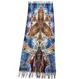 Digital Scarf Supplier - Custom Double Side Long Tassels