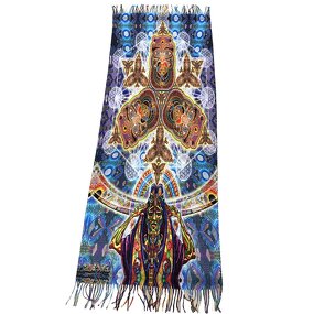 Digital Scarf Supplier - Custom Double Side Long Tassels