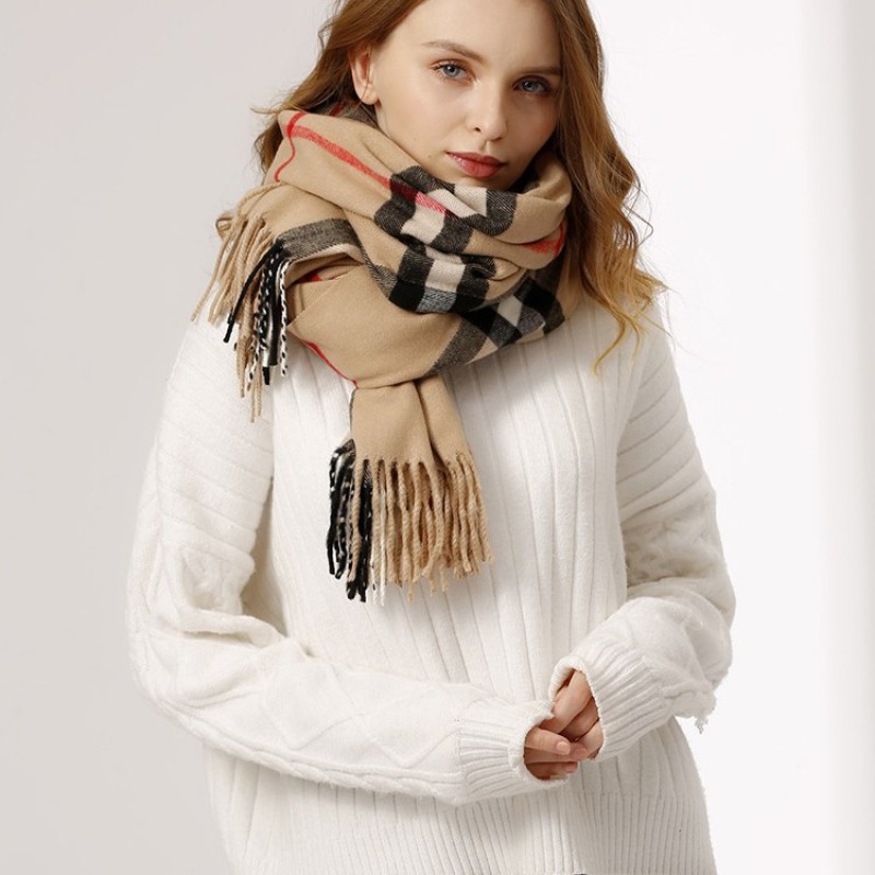 Polyester Scarf Supplier - Autumn Winter Muslim Square