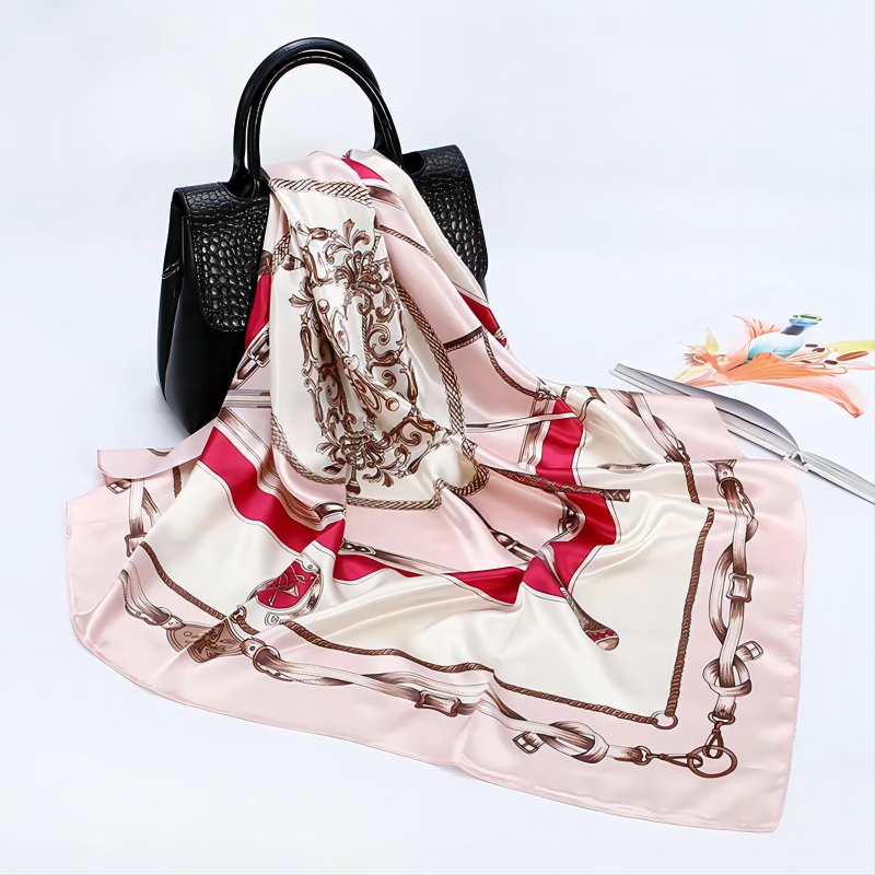 Satin Scarf Factory - Square Wholesale Silk Clover