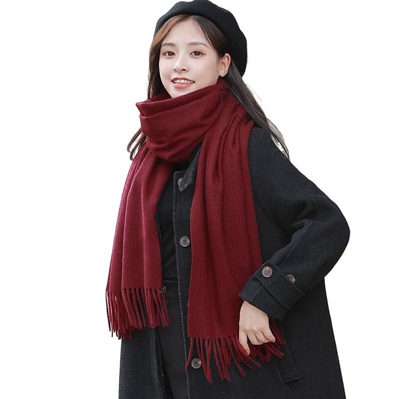Cashmere Scarf Factory - Solid Color Fashion All-Match