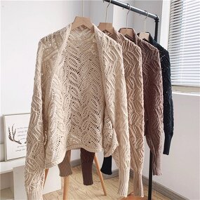 Knit Cardigan Factory - Custom Design Thin Hollow