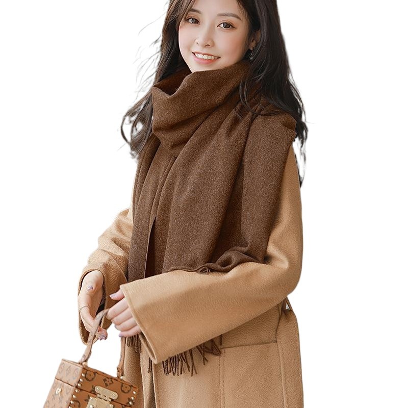 Cashmere Scarf Factory - Solid Color Fashion All-Match
