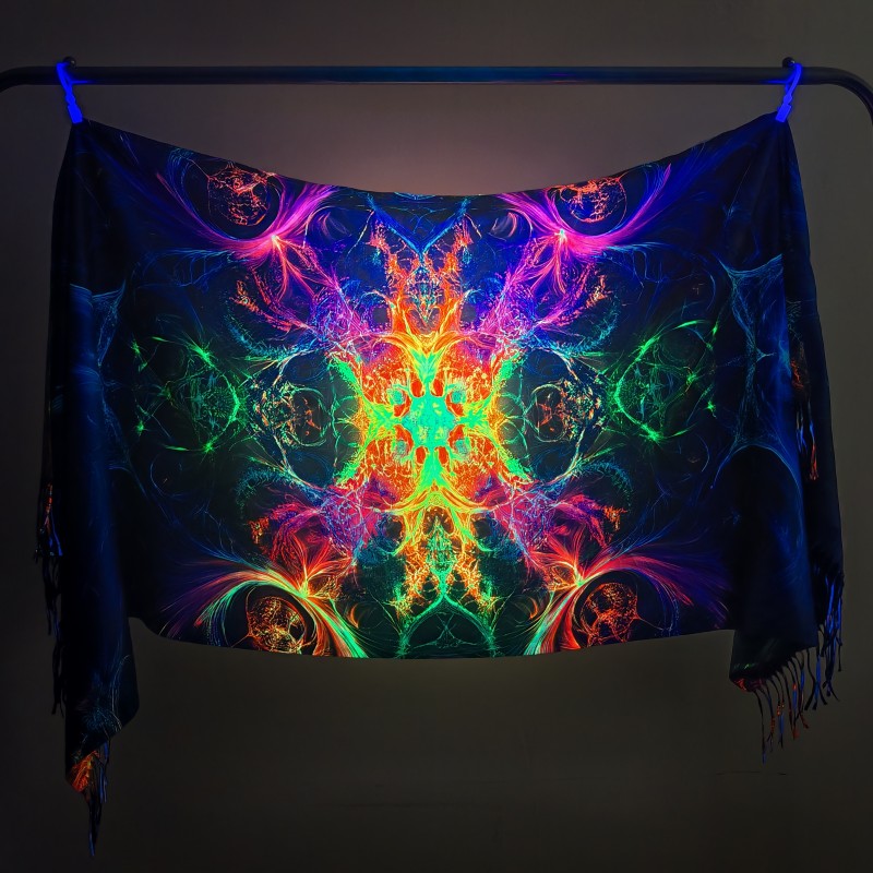 Winter Scarf Factory - Custom UV Reactive Polyester