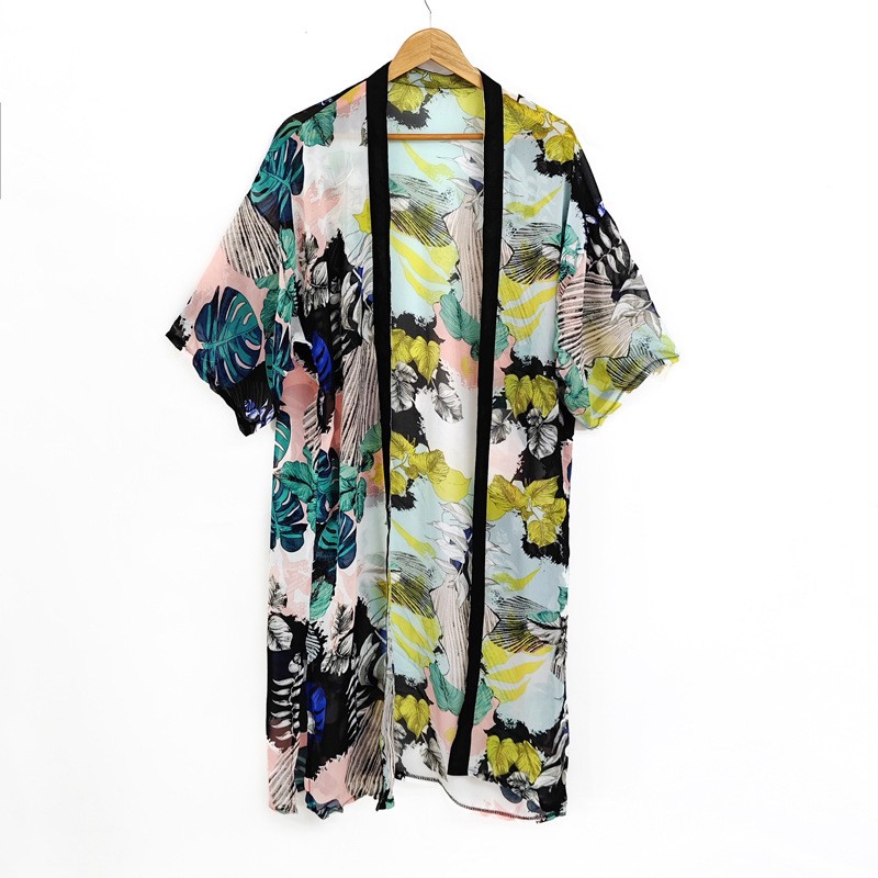 Beach Kimono Factory - Women's Fashion Long Cardigan