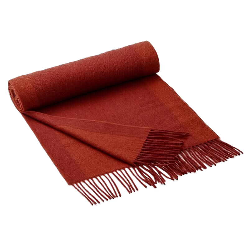 Wool Scarf Factory - New Double-sided Beige