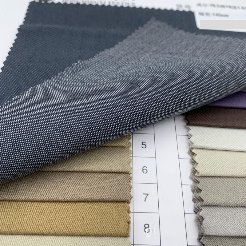 79.5% Organic Cotton 19% Polyester 1.5% Spandex 190gsm Stretch Twill  Soft Sustainable Fabric for Jackets & Workwear