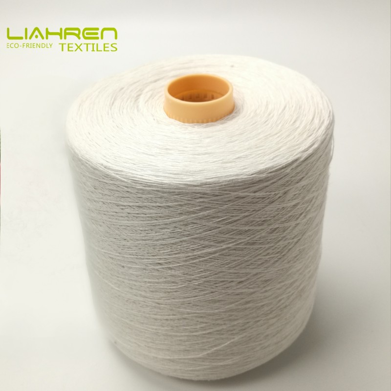 Nm15/1 100% Hemp Long Fiber Yarn Wet Spun Recycled Yarns for Weaving Woven Hemp Fabric Anti-Static Knitting Use
