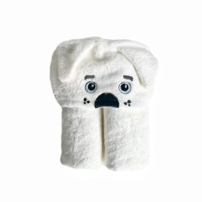 Small Amount in Stock Supply 50% off Special Offer Price Soft Bamboo Bath Towel Dog Design for Infant Bamboo Hooded Towels