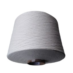 Ne11/1 55% Hemp 20% Rayon 25% Recycled Polyester Blended Ring Spun Yarn Anti-Static Feature for Weaving and Knitting