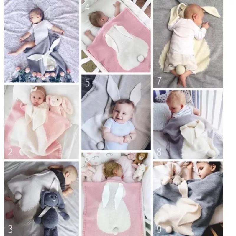 High Quality Wholesale Soft Touch Luxury Knitted Custom Bed Blanket Super Comfortable Cotton Blanket All Season