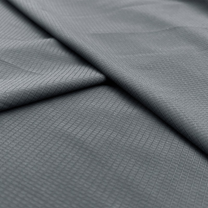 80%Nylon 20%Spandex 170gsm Exquisite Grid Ice Silk Cool Quick Drying Jacquard Elastic Sports Fabric Sports Polo Shirt Fabric