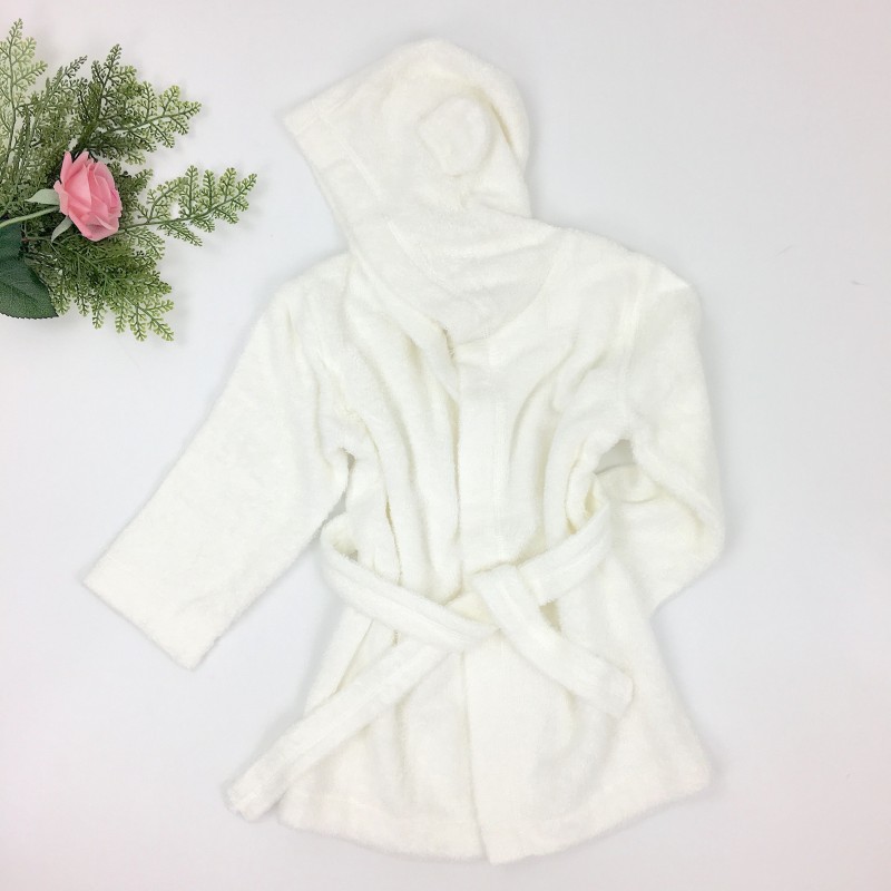 High Quality Custom Bathrobe Good Feeling Organic Bamboo Baby Bath Robe Wholesales Bamboo Kids Bathrobs