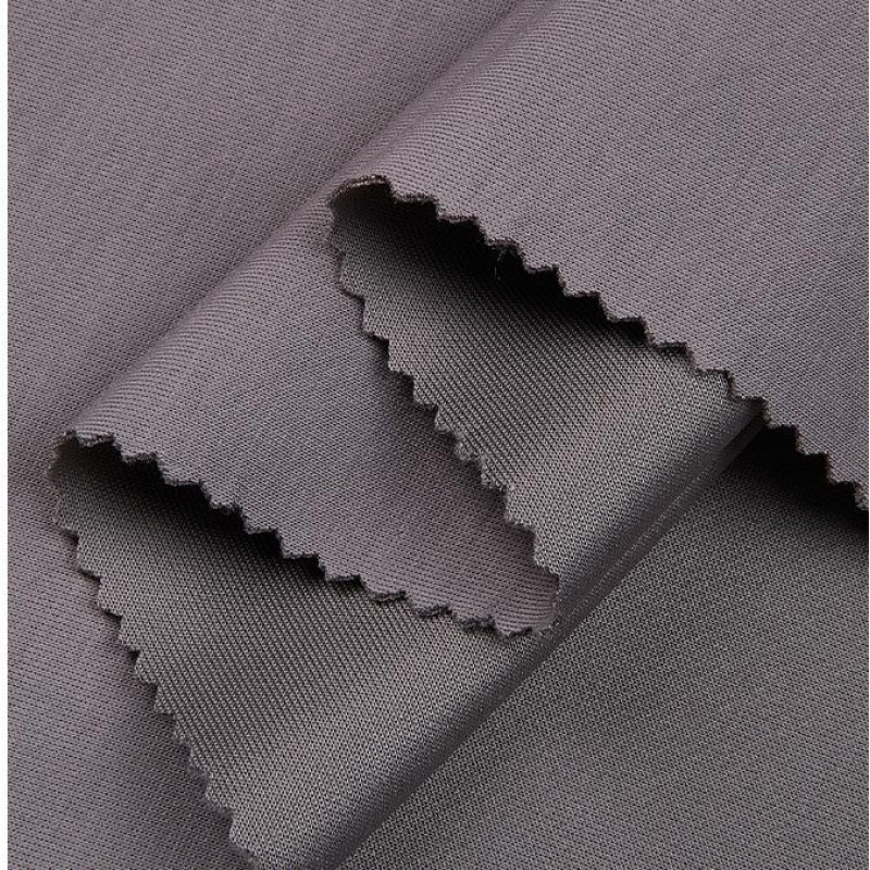 In Stock 44%Bamboo/49%Recycle Polyester /7%Spandex 300GSM Soft Bamboo Interlock Fabric for Sportswear Fabric