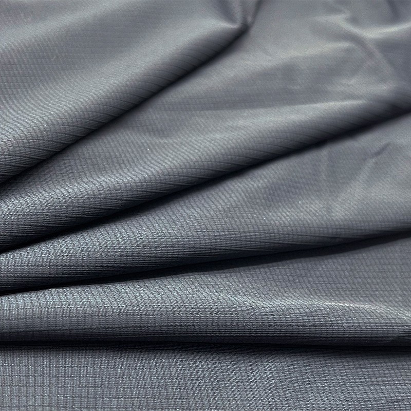 80%Nylon 20%Spandex 170gsm Exquisite Grid Ice Silk Cool Quick Drying Jacquard Elastic Sports Fabric Sports Polo Shirt Fabric