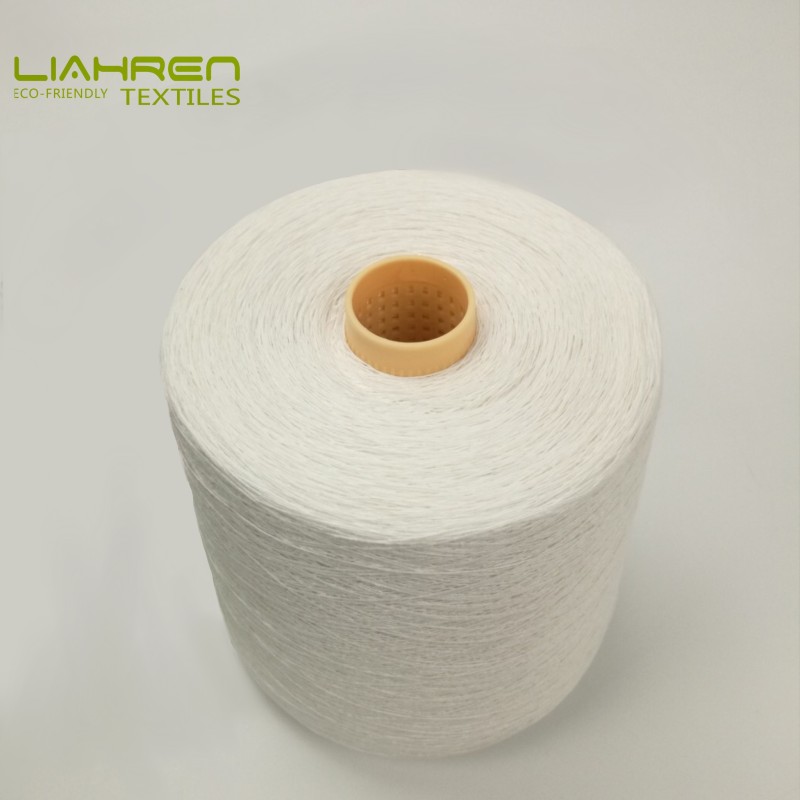 Nm15/1 100% Hemp Long Fiber Yarn Wet Spun Recycled Yarns for Weaving Woven Hemp Fabric Anti-Static Knitting Use