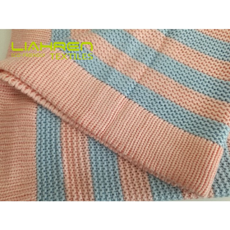 High Quality Wholesale 80*100cm  Super Soft Bamboo Blanket Custom Blanket Bamboo Knit Blanket for Baby Kids
