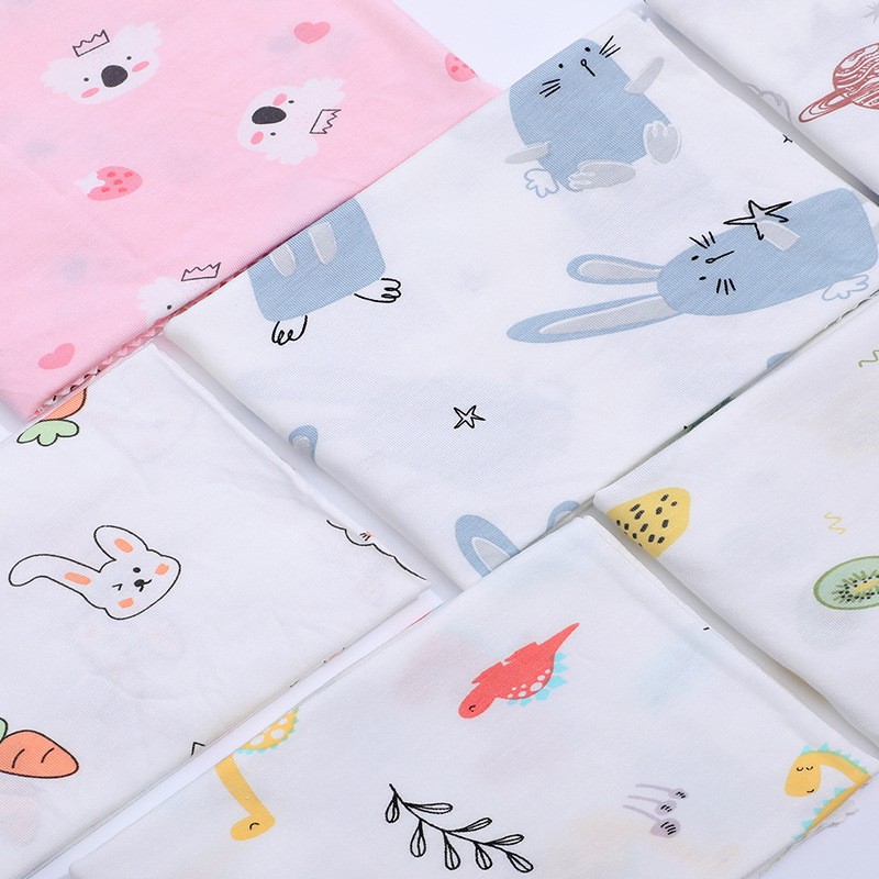 In Stock 95% Bamboo 5% Spandex 40S 180gsm Jersey Print Fabric for Baby Clothes T-Shirts Pajamas | Soft Eco-Friendly Knit