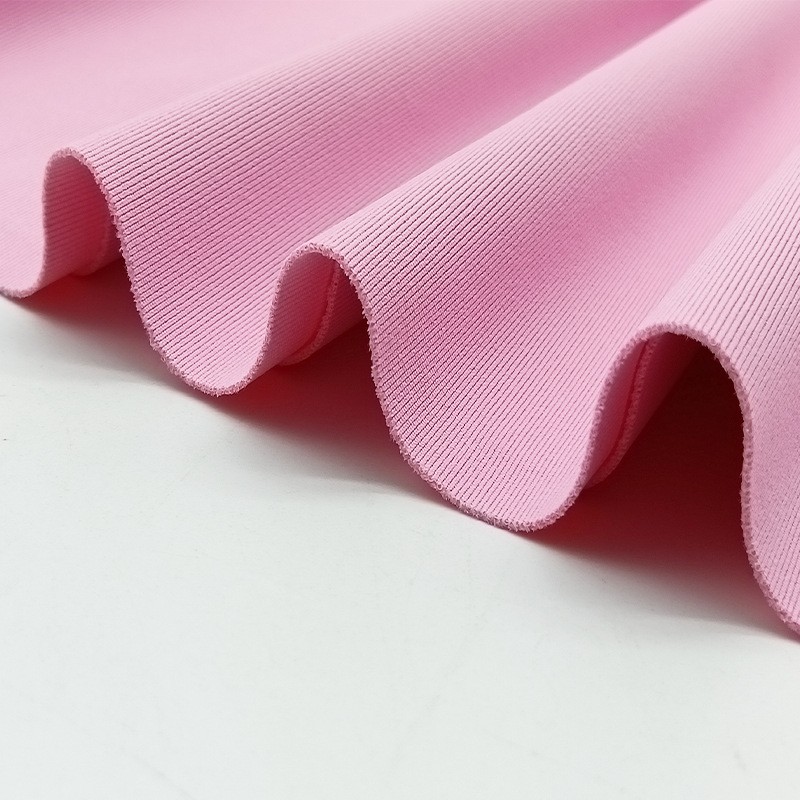 In Stock 78%Recycle Polyester 22%Spandex 4 Way High Stretch Interlock Fabric 230gsm 160cm for Sports Wear Yoga Clothing Fabric