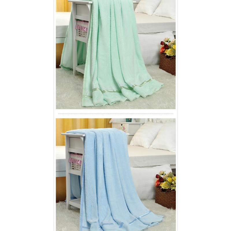 Custom Bamboo Knitted Blanket 100*120cm Colorful Bamboo Wrap Knit Sofa Blanket Soft Feeling Blanket for Baby