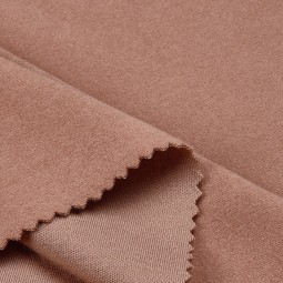 Merino Mixed Bamboo Cotton Acrylic Spandex Fabric 280gsm Warm Interlock Fleece Fabric Long Sleeved Knitted Sweater Fabrics