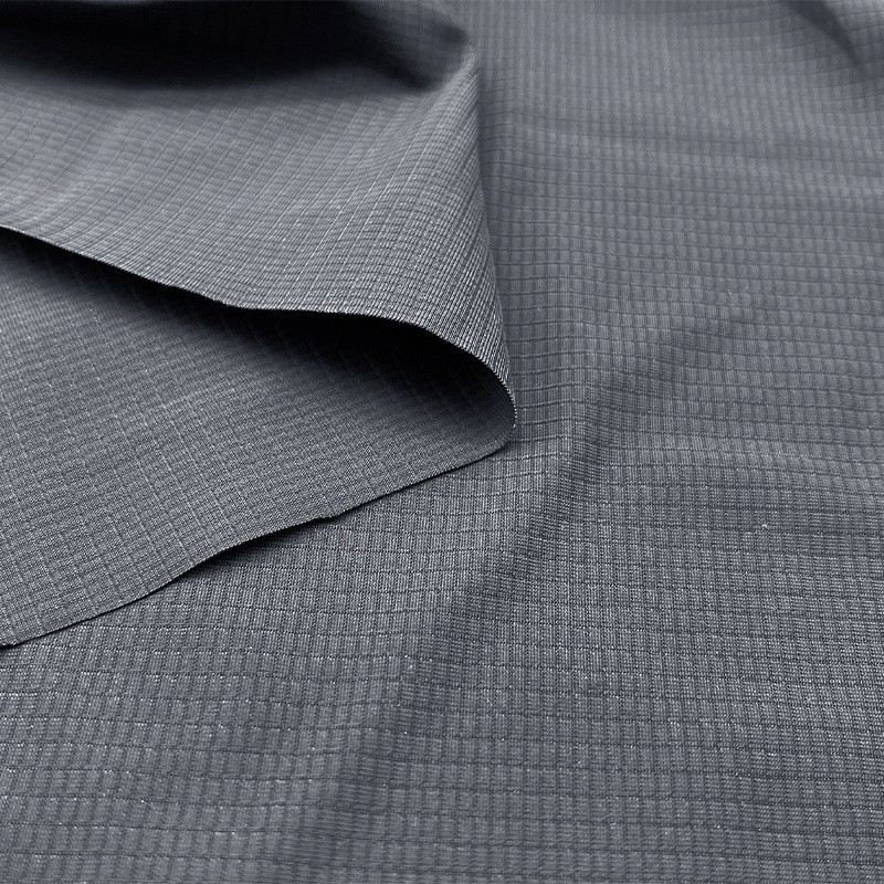 80%Nylon 20%Spandex 170gsm Exquisite Grid Ice Silk Cool Quick Drying Jacquard Elastic Sports Fabric Sports Polo Shirt Fabric