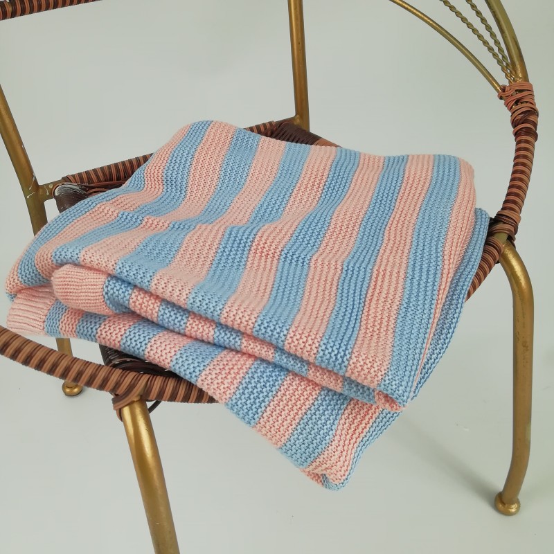 High Quality Wholesale 80*100cm  Super Soft Bamboo Blanket Custom Blanket Bamboo Knit Blanket for Baby Kids