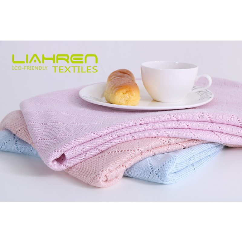 100% Bamboo Soft Light Weight Summer Cool Feeling Baby and Adult Bamboo Knitted Blanket