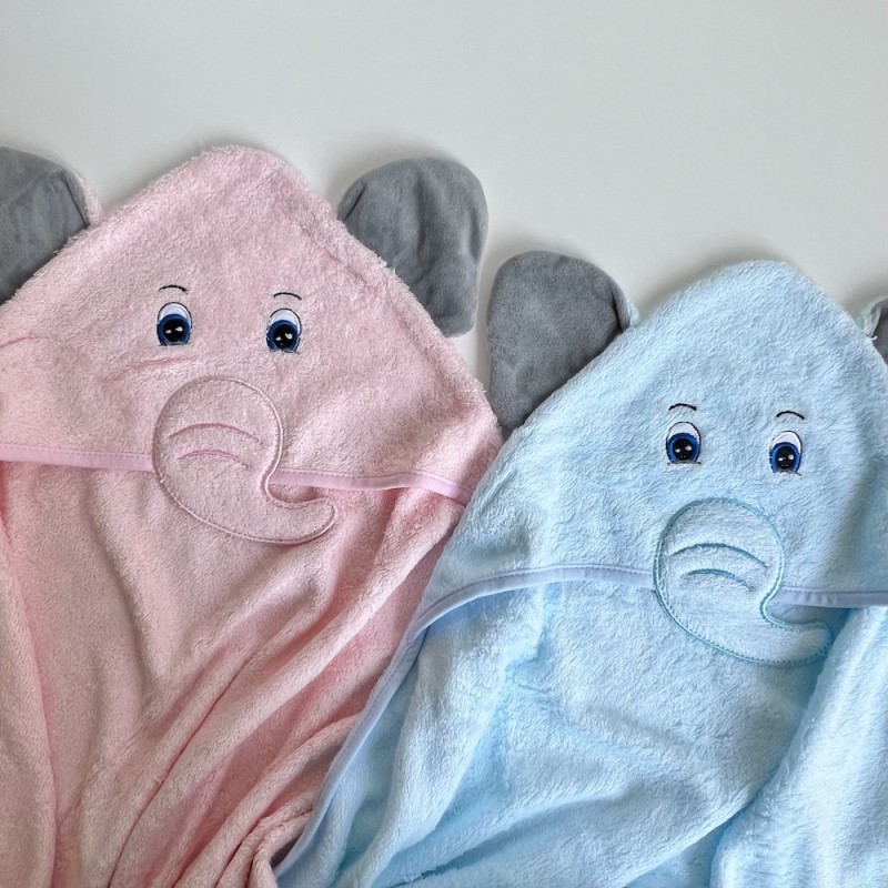 High Quality Organic Bamboo Hooded Baby Towels With Animal Design 35"*35" Custom Packing Super Soft Comfortable Baby Bath Towel